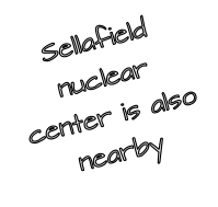 Sellafield nuclear center is also nearby